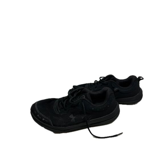 Under Armour Charged Assert 10 4E Wide Triple Black Mens 12 - Picture 2 of 7